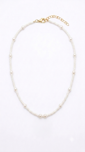 Collana Bali - con perline bianche